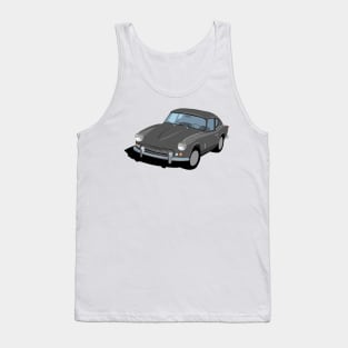 Triumph GT6 Mk1 Graphic -Gunmetal Tank Top